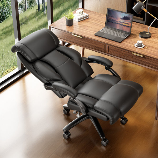 Inbox Zero Kelah Executive Reclining Office Chair Big and Tall Office